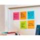 BLOC DE NOTAS ADHESIVAS QUITA Y PON POST-IT SUPER STICKY PLAYFUL 76X76 MM 90H PACK DE 6 UNIDADES