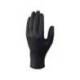 Guantes deltaplus de nitrilo desechable color negro caja de 100 unidades talla 9-10