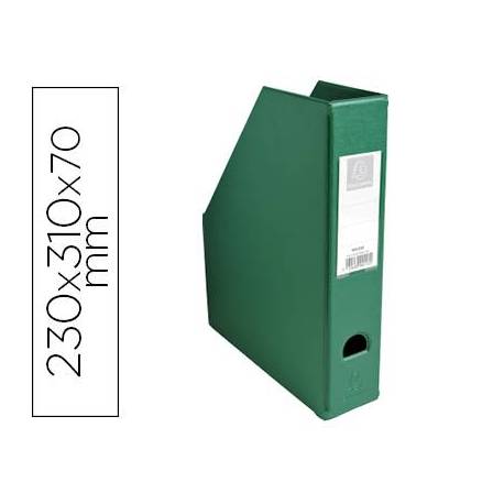 Revistero Plastico Exacompta Verde 310x230x70 mm