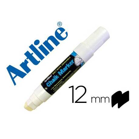 Rotulador Artline EPW-12 para pizarra tipo tiza Color Blanco