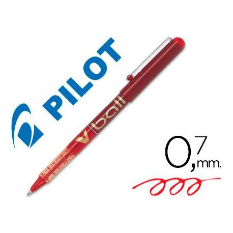 Rotulador roller Pilot V-Ball 0,5 mm Rojo