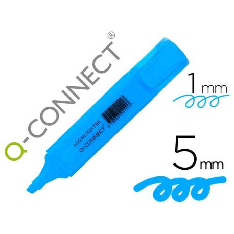 Rotulador fluorescente Q-Connect azul