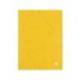 Carpetas de gomas carton simil prespan Liderpapel Folio amarillo