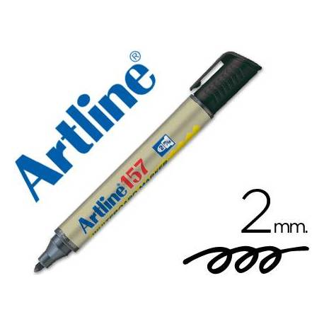 Rotulador artline para pizarra blanca ek-157 punta redonda 2 mm negro