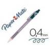 Boligrafo marca Papermate Flexgrip negro 0,4 mm