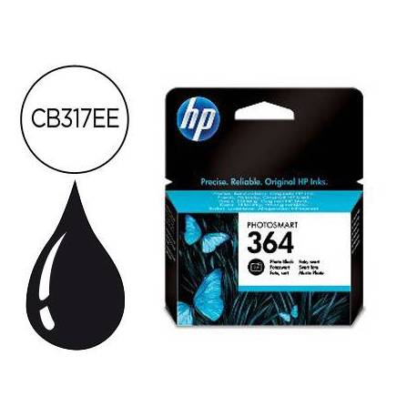 CARTUCHO INK-JET HP 364 COLOR NEGRO CB317EE