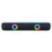 BARRA DE SONIDO MARCA Q-CONNECT BLUETOOTH CON ILUMINACION LED Y CONTROL DE VOLUMEN COLOR NEGRO