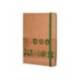 LIBRETA LIDERPAPEL ECOUSE 100% RECICLADA DIN A5 96 HOJAS 70G/M2 HORIZONTAL CON GOMILLA Y MARCA PAGINAS