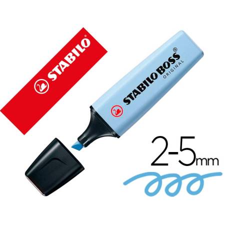 ROTULADOR STABILO 2/5 MM AZUL VENTOSO