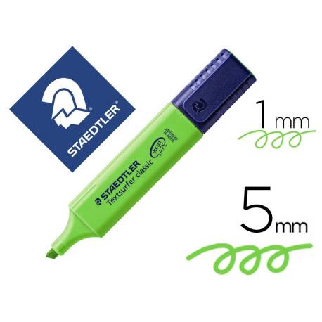 Rotulador Staedtler Textsurfer Classic 364 Fluorescente Verde