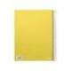 Bloc Liderpapel Din A4 micro jolly cuadrícula 5mm 5 bandas 4 taladros tapa forrada 75 gr 140 hojas color amarillo