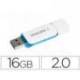 MEMORIA USB MARCA PHILIPS FLASH USB 2.0 16GB SNOW BLUE