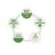 SUBCARPETA LEITZ RECYCLE CON TRES SOLAPAS DIN A4 CARTON 100% RECICLABLE COLOR AZUL