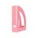 REVISTERO PLASTICO Q-CONNECT ROSA PASTEL