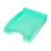 BANDEJA SOBREMESA PLASTICO Q-CONNECT COLOR VERDE MENTA OPACO 240X70X340MM