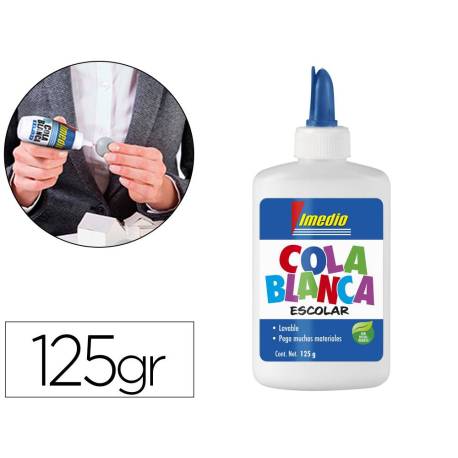 PEGAMENTO COLA BLANCA IMEDIO BOTE 125 GR