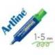 ROTULADOR ARTLINE FLUORESCENTE EKS-600 COLOR VERDE PUNTA BISELADA