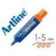 ROTULADOR ARTLINE FLUORESCENTE EKS-600 COLOR NARANJA PUNTA BISELADA