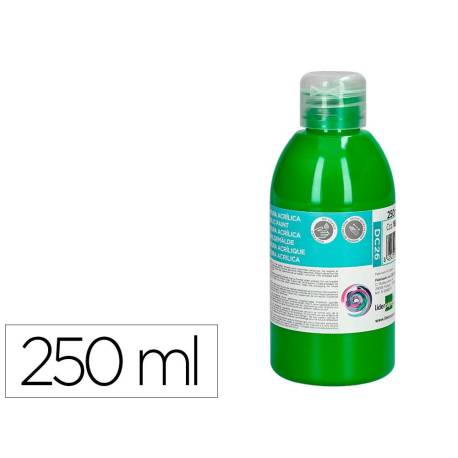 PINTURA ACRILICA LIDERPAPEL BOTE DE 250 ML COLOR VERDE