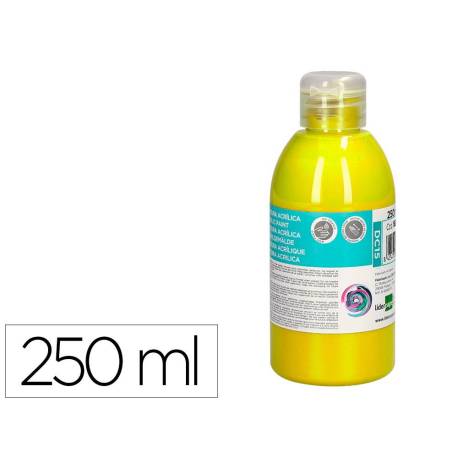 PINTURA ACRILICA LIDERPAPEL BOTE DE 250 MLB COLOR AMARILLO