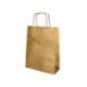 BOLSA PAPEL Q-CONNECT KRAFT COLOR ORO XS CON ASA RETORCIDA 180X240X80 MM