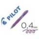 BOLIGRAFO PILOT G-2 PIXIE COLOR VIOLETA TINTA GEL RETRACTIL SUJECION DE CAUCHO