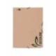 CARPETA MARCA LIDERPAPEL GOMAS DIN A4+ COLOR KRAFT MARRON CARTULINA