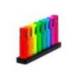 ROTULADOR MARCA Q-CONNECT FLUORESCENTE NEON PUNTA BISELADA ESTUCHE DE SOBREMESA 8 COLORES SURTIDOS