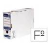 CAJA ARCHIVO DEFINITIVO FELLOWES CARTON RECICLADO FOLIO 100 MM COLOR AZUL