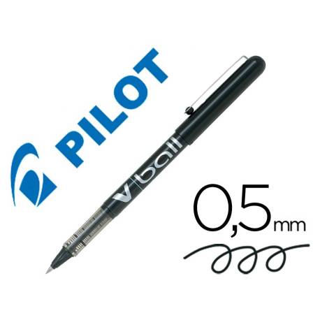 Rotulador roller Pilot V-Ball 0,5 mm color negro