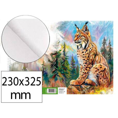 BLOC DIBUJO MARCA LIDERPAPEL ARTISTICO NATURA ESPIRAL 230X325MM 20 HOJAS 130G/M2 SIN RECUADRO PERFORADO