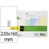 TARJETA MARCA LIDERPAPEL PARA ESTUDIAR LISA CARTULINA DE COLORES 170 GR/M2 160X220MM PAQUETE DE 200 UNIDADES