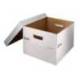 CAJON CONTENEDOR MARCA LIDERPAPEL CARTON AUTOMATICO PARA 3 CAJASARCHIVO DEF. FOLIO / 4 ARCHIVADORES A-Z 387X333X260MM