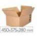 CAJA PARA EMBALAR MARCA Q-CONNECT AMERICANA ULTRARRESISTENTE CARTON RECICLADO CANAL DOBLE 7MM COLOR KRAFT 450X375X280 MM