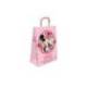 BOLSA PARA REGALO MARCA BASIKA PAPEL CELULOSA 90 GR MINNIE CON ASA RETORCIDA TAMAÑO S 240X100X320MM