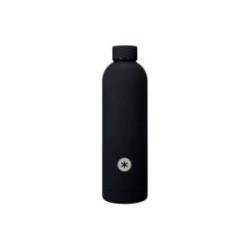 BOTELLA PORTALIQUIDOS MARCA ANTARTIK ISOTERMICA ACERO INOXIDABLE LIBRE DE BPA COLOR NEGRO 750 ML