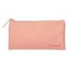 ESTUCHE PORTATODO LIDERPAPEL PLANO ANCHO UNA CREMALLERA 200X100 MM COLOR ROSA MELOCOTON