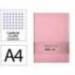 CUADERNO CON GOMILLA ANTARTIK NOTES TAPA DURA DIN A4 HOJAS CUADRICULA ROSA PASTEL 100 HOJAS 80 GR FSC