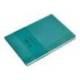 CUADERNO CON GOMILLA ANTARTIK NOTES TAPA DURA DIN A4 HOJAS LISAS VERDE AGUAMARINA 100 HOJAS 80 GR FSC