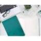 CUADERNO CON GOMILLA ANTARTIK NOTES TAPA DURA DIN A4 HOJAS LISAS VERDE AGUAMARINA 100 HOJAS 80 GR FSC
