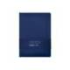 CUADERNO CON GOMILLA ANTARTIK NOTES TAPA DURA DIN A4 HOJAS CUADRICULA AZUL MARINO 100 HOJAS 80 GR FSC
