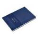 CUADERNO CON GOMILLA ANTARTIK NOTES TAPA DURA DIN A4 HOJAS CUADRICULA AZUL MARINO 100 HOJAS 80 GR FSC