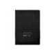 CUADERNO CON GOMILLA ANTARTIK NOTES TAPA DURA DIN A4 HOJAS RAYAS NEGRO 100 HOJAS 80 GR FSC