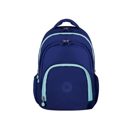 MOCHILA ANTARTIK MULTIBOLSILLO 19L COMPARTIMENTO PARA PORTATIL Y TABLET AZUL MARINO 450 X 160 X 300 MM