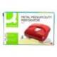 TALADRADOR MARCA Q-CONNECT KF14219 ROJO ABERTURA 2 MM CAPACIDAD 20 HOJAS