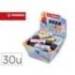 ROTULADOR MARCA STABILO BOSS FLUORESCENTE ORIGINAL PASTEL BY JU SCHNEE EXPOSITOR DE 30 UNIDADES COLORES SURTIDOS
