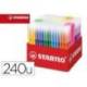 ROTULADORES DE COLORES MARCA STABILO TRIO AZ SCHOOL PACK DE 240 UNIDADES SURTIDAS 20 COLORES