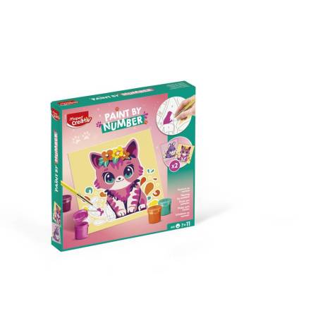 JUEGO MARCA MAPED CREATIV PINTA POR NUMEROS GATO/CONEJO