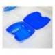 CONTENEDOR PLASTICO MARCA PLASTICFORTE N 7 TRANSPARENTE CON TAPA 61L 73X41X32 CM