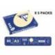 PAPEL COLOR MARCA TROPHEE A3 80GR ARENA PASTEL PAQUETE DE 500 HOJAS